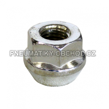 Matice na kola ATV (čtyřkolky) M10x1,25 kužel, klíč 17, výška 16 mm, otevřená