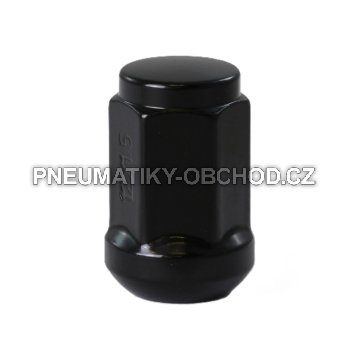 Matice na originální kola Honda M12x1,5 černá, koule R12, klíč 19, výška 35 mm, uzavřená