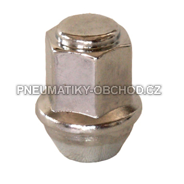 Matice na plechové disky Hyundai, Kia, Mazda M12x1,5 kužel, klíč 21, výška 36 mm, uzavřená