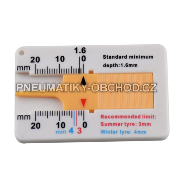 Měřič hloubky dezénu pneu TDG06