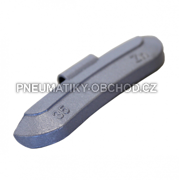 Naklepávací závaží pro plechové disky zinkové, 35g, 50ks,