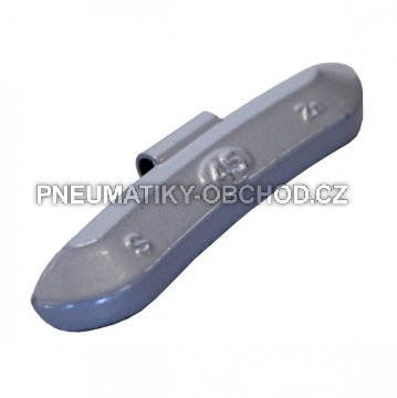 Naklepávací závaží pro plechové disky zinkové, 45g, 50ks,