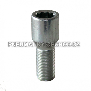 Speciální šrouby na alu kola M14x1,25x27mm s vnitřní hvězdicí, kužel