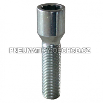 Speciální šrouby na alu kola M14x1,25x45mm s vnitřní hvězdicí, kužel