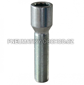 Speciální šrouby na alu kola M14x1,25x50mm s vnitřní hvězdicí, kužel