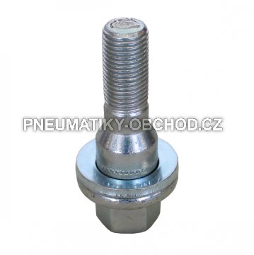 Šrouby na kola Citroen, Peugeot M12x1,25x40mm, s plochou pohyblivou podložkou, klíč 17