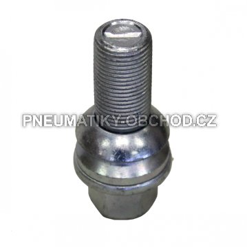 Šrouby na kola M15x1,25x27mm, koule R14, klíč 17