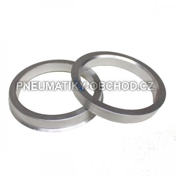 Vymezovací kroužky vněj. průměr 68,0 - 57,1 mm hliník